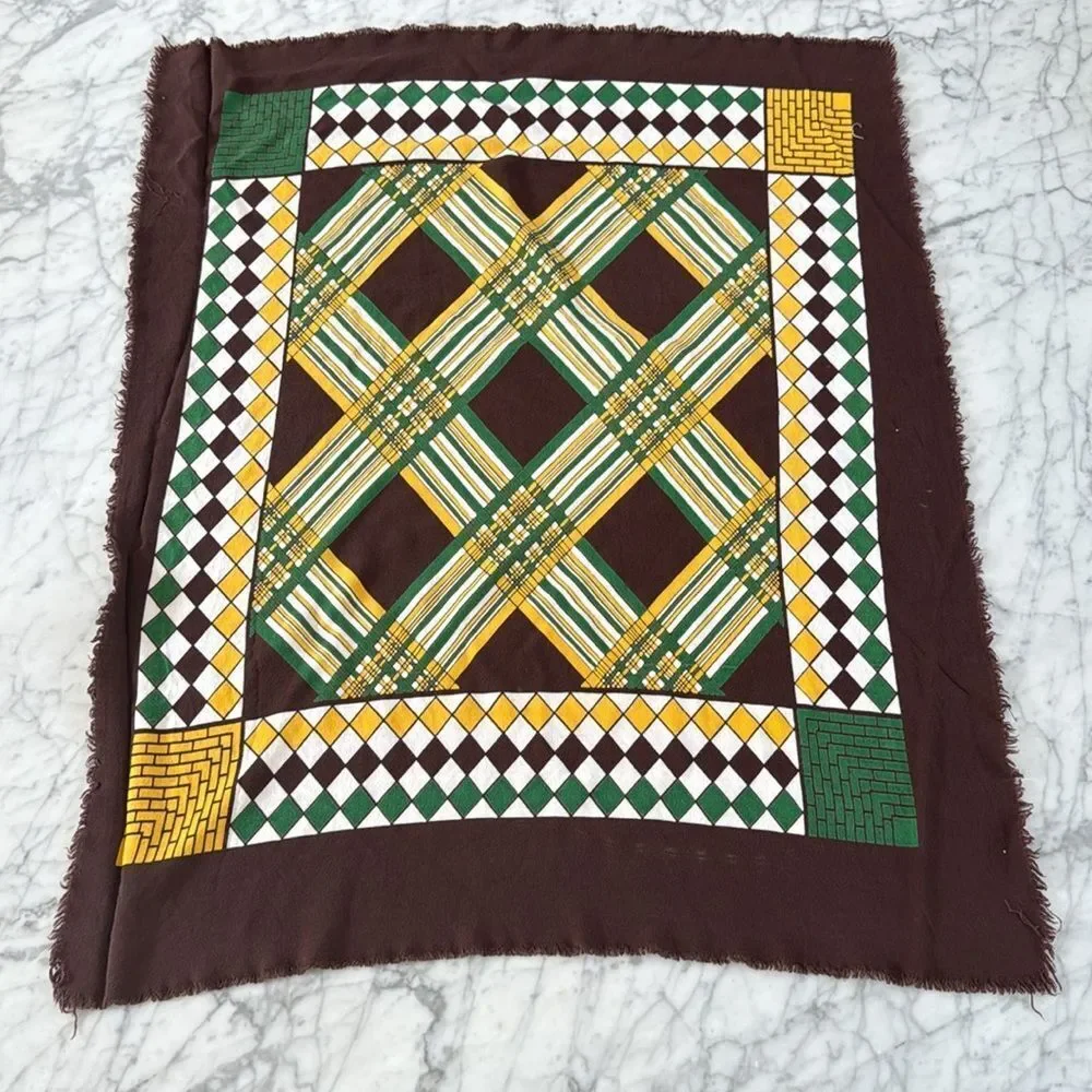 Vintage 60’s - 70’s Scarf Neck Tie Accessory 25x31”
